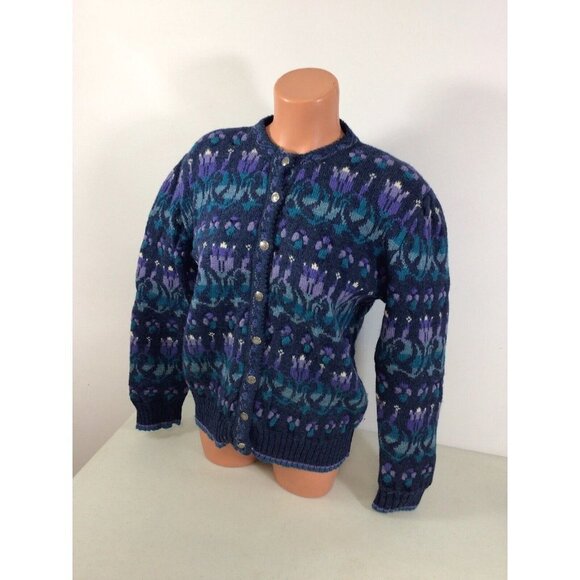 Bebhinn Marten Wool Cardigan Sweater Womens Medium - Picture 3 of 10